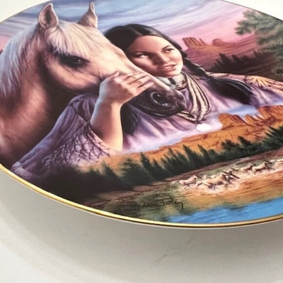 Spirits of the Canyon 1994 Cloak of Vision Plate Collection Collectors Plate - Picture 2 of 5